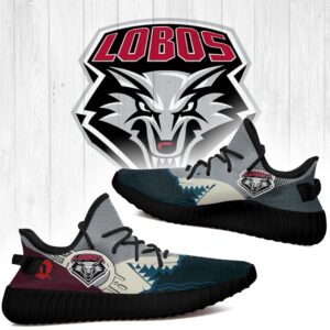 Shark New Mexico Lobos Ncaa Yeezy Shoes A113