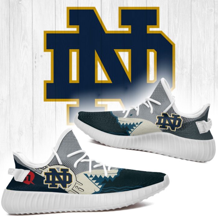 Shark Notre Dame Fighting Irish Ncaa Yeezy Shoes A97