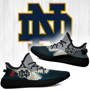 Shark Notre Dame Fighting Irish Ncaa Yeezy Shoes A97