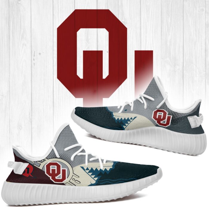 Shark Oklahoma Sooners Ncaa Yeezy Shoes A94