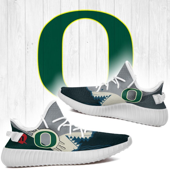 Shark Oregon Ducks Ncaa Yeezy Shoes A90