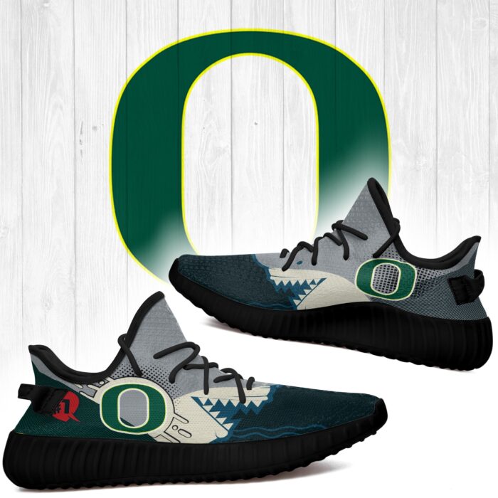 Shark Oregon Ducks Ncaa Yeezy Shoes A90