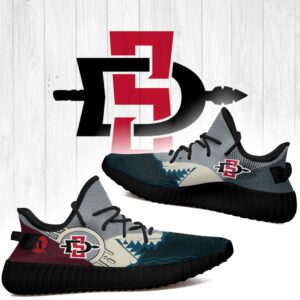 Shark San Diego State Aztecs Ncaa Yeezy Shoes A70