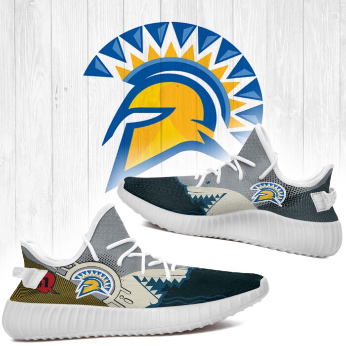 Shark San Jose State Spartans Ncaa Yeezy Shoes A68