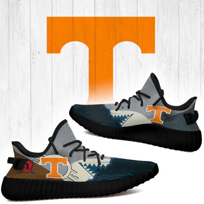 Shark Tennessee Volunteers Ncaa Yeezy Shoes A44