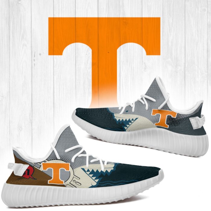 Shark Tennessee Volunteers Ncaa Yeezy Shoes A44