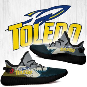 Shark Toledo Rockets Ncaa Yeezy Shoes A38