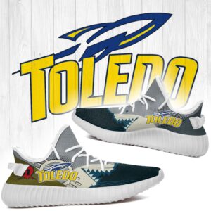 Shark Toledo Rockets Ncaa Yeezy Shoes A38