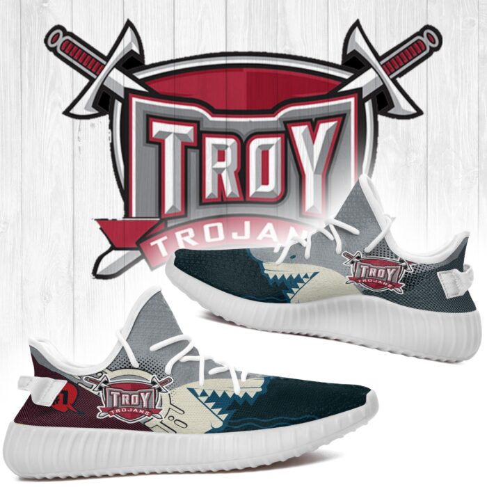 Shark Troy Trojans Ncaa Yeezy Shoes A36