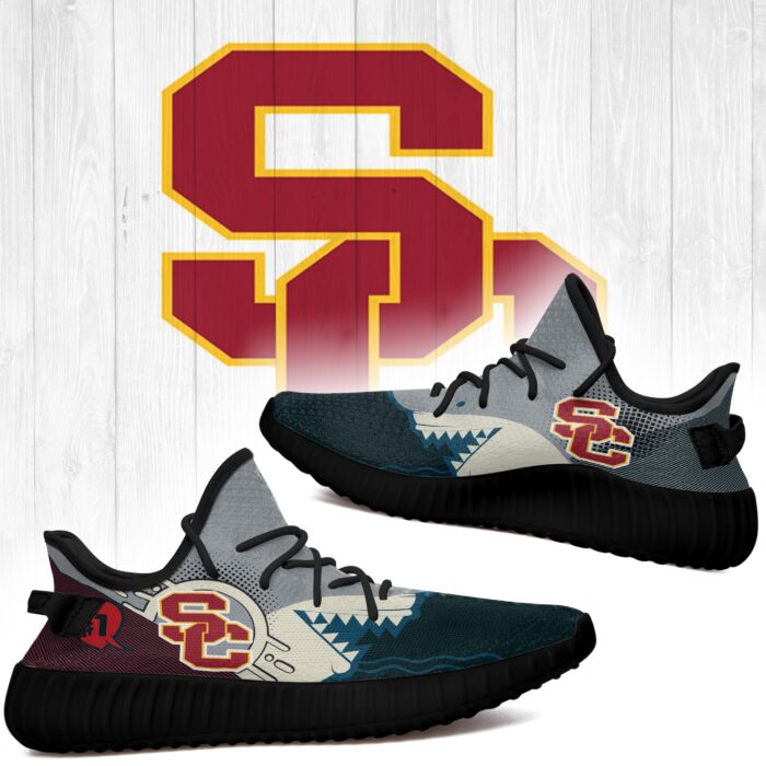 Shark Usc Trojans Ncaa Yeezy Shoes A27