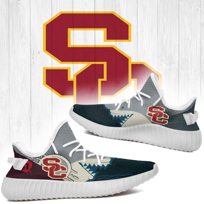 Shark Usc Trojans Ncaa Yeezy Shoes A27