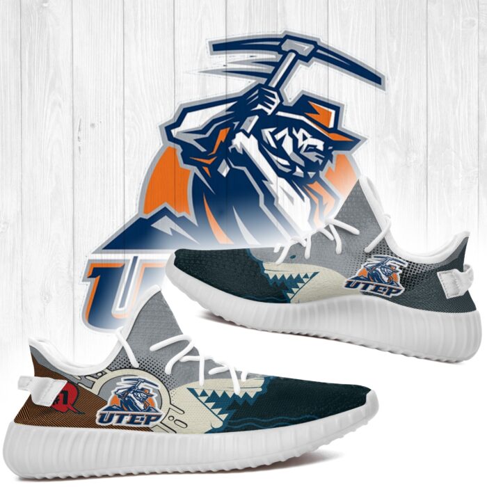 Shark Utep Miners Ncaa Yeezy Shoes A23