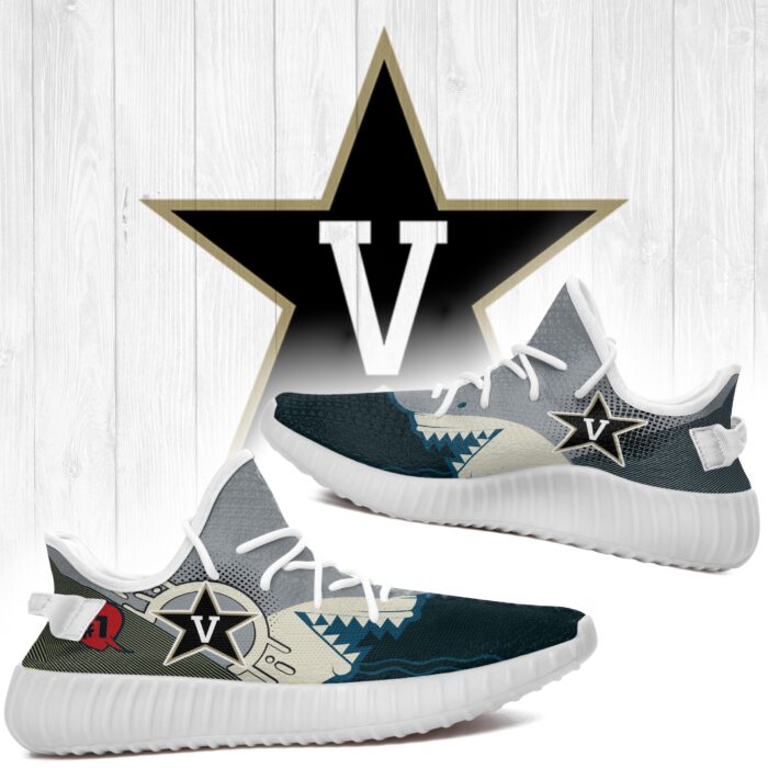 Shark Vanderbilt Commodores Ncaa Yeezy Shoes A20