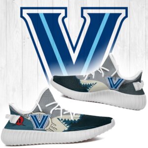 Shark Villanova Wildcats Ncaa Yeezy Shoes Ver 2