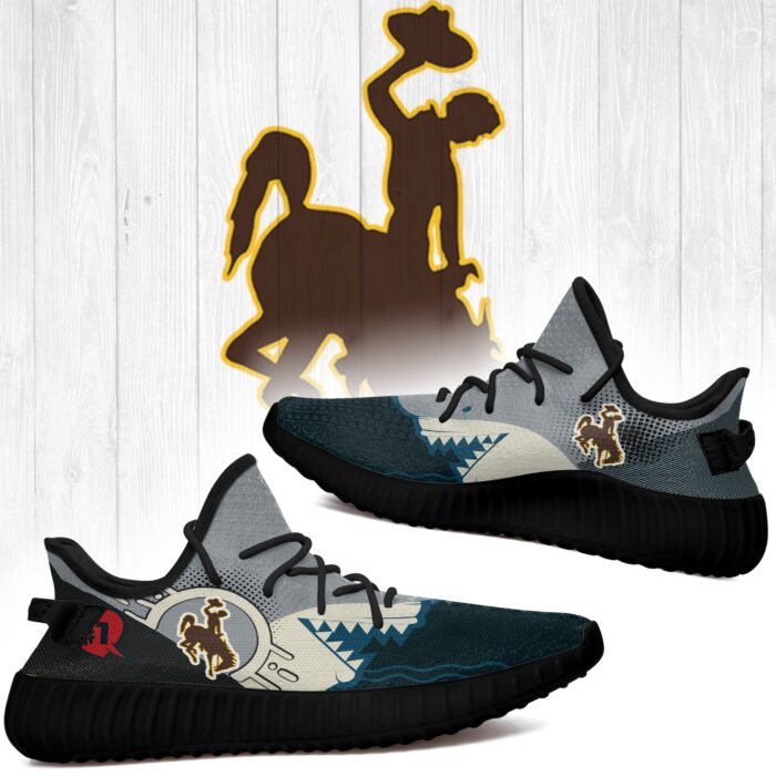 Shark Wyoming Cowboys Ncaa Yeezy Shoes A03