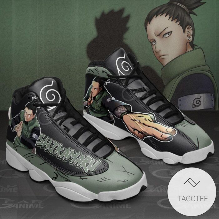 Shikamaru Sneakers Custom Anime Air Jordan 13 Shoes