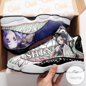 Shinobu Kocho Sneakers Custom Anime Demon Slayer Air Jordan 13 Shoes