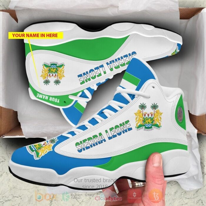 Sierra Leone Personalized Air Jordan 13 Shoes