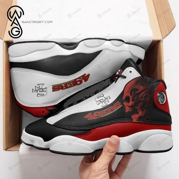 Skull Nfl San Francisco 49Ers Air Jordan 13 Shoes