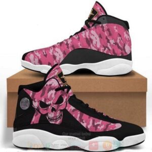 Skull Pink Us Army Camo Air Jordan 13 Shoes