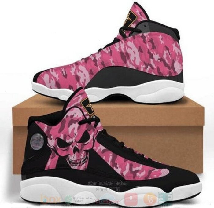 Skull Pink Us Army Camo Air Jordan 13 Shoes