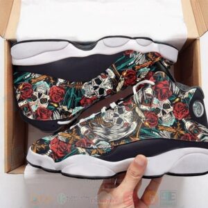 Skull Tattoo Pattern 13 Sneakers Xiii Air Jordan 13 Shoes