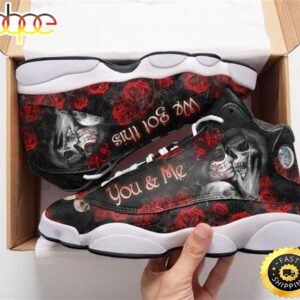 Skull You And Me We Got This All Over Printed Air Jordan 13 Sneakers