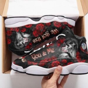 Skull You And Me We Got This All Over Printed Air Jordan 13 Sneakers