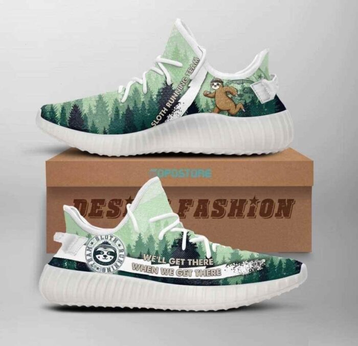 Sloth Running Team Yeezy Boost Shoes Sport Sneakers Yeezy Shoes