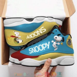 Snoopy Cartoon Ver1 Birthday Unisex Him Dad Son Boyfriend Fathers Day Air Jordan 13 Sneaker Shoes