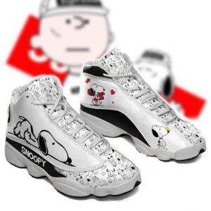 Snoopy White Air Jordan 13 Sneaker