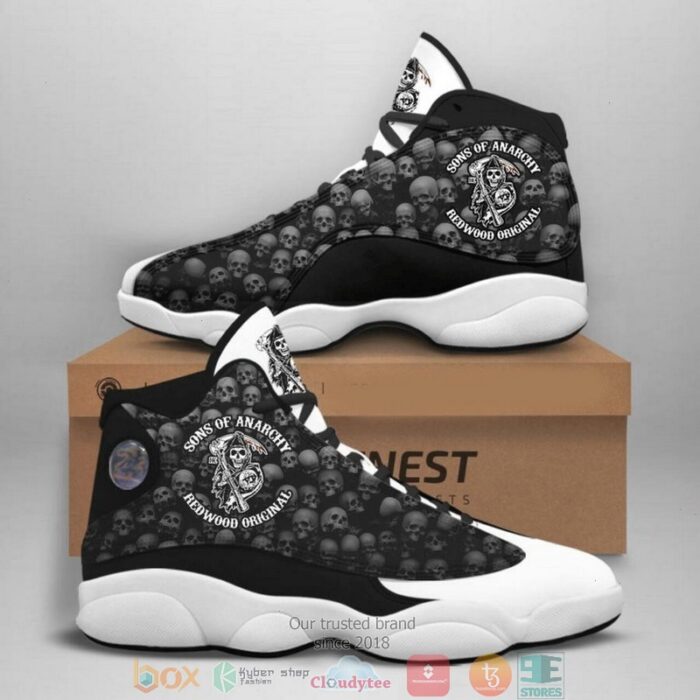 Sons Of Anarchy Air Jordan 13 Sneaker Shoes