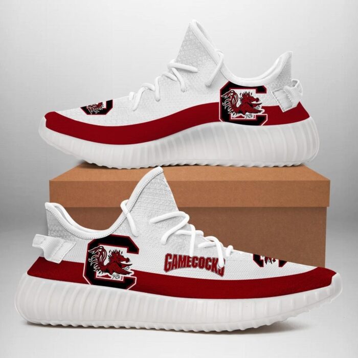 South Carolina Gamecocks Unisex Sneaker Football Custom Shoes South Carolina Gamecocks Yeezy Boost 3