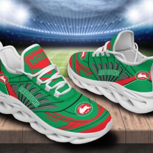 South Sydney Rabbitohs Custom Name NRL Max Soul Shoes