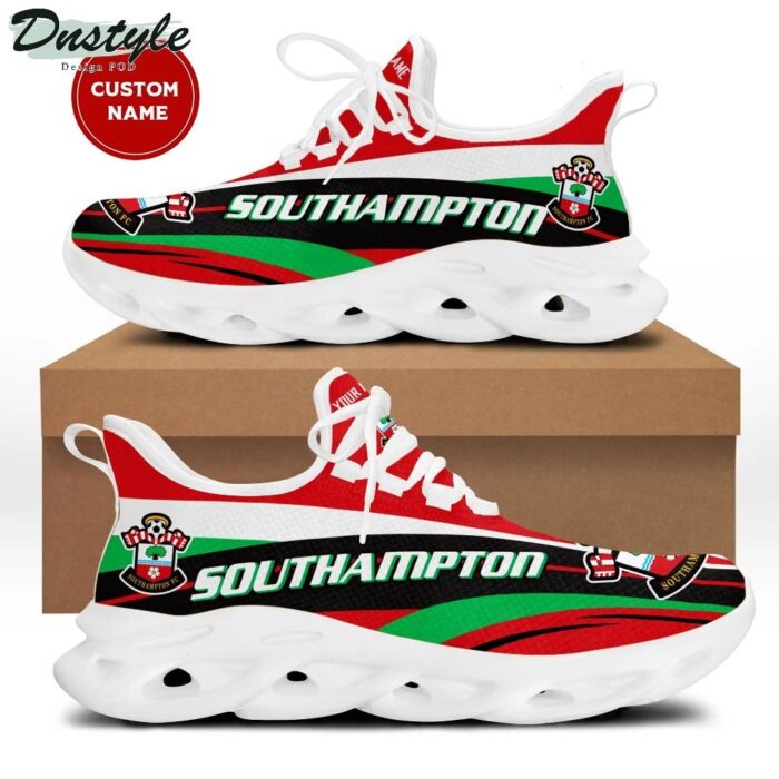 Southampton FC Custom Name Logo Max Soul Shoes