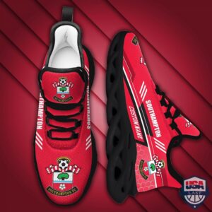 Southampton FC Custom Name Red Max Soul Shoes