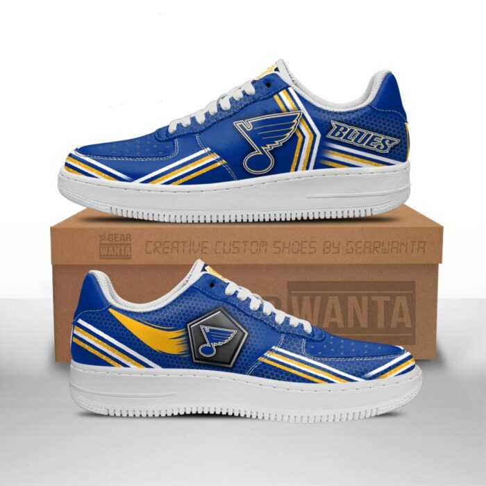 St. Louis Blues Air Sneakers Custom For Fans