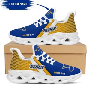 St Louis Blues Custom Max Soul Shoes