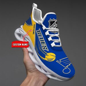 St . Louis Blues Personalized NHL New Max Soul Shoes