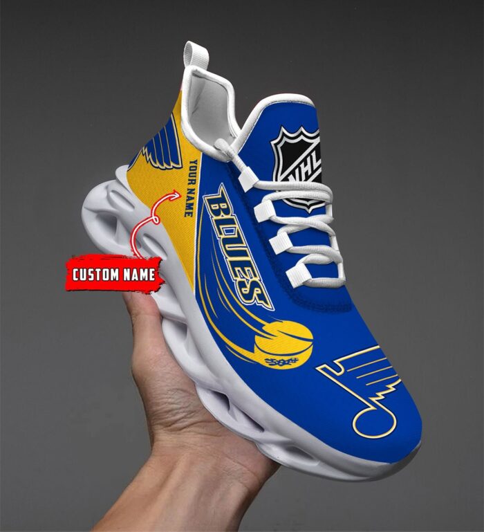 St . Louis Blues Personalized NHL New Max Soul Shoes