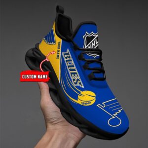 St . Louis Blues Personalized NHL New Max Soul Shoes