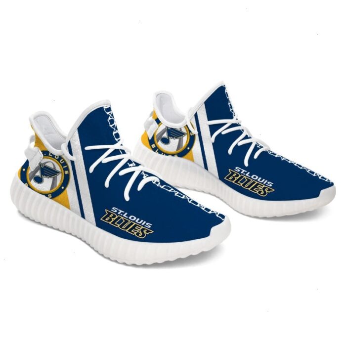 St Louis Blues Sneakers Big Logo Yeezy Shoes