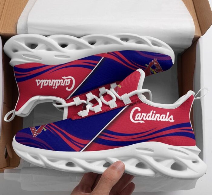 St Louis Cardinals White Max Soul Shoes