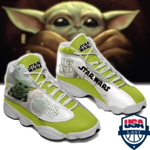 Star Wars Baby Yoda Ver 3 Air Jordan 13 Sneaker