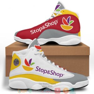 Stop And Shop Logo Bassic Air Jordan 13 Sneaker Shoes