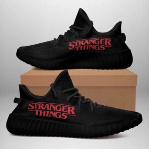 Stranger Things Black Edition Yeezy Boost Shoes Sport Sneakers Yeezy Shoes