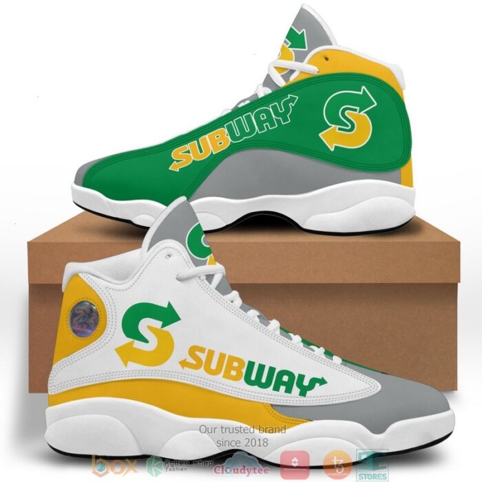 Subway Logo Bassic Air Jordan 13 Sneaker Shoes