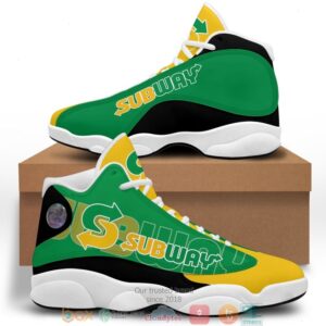 Subway Logo Shadow Air Jordan 13 Sneaker Shoes