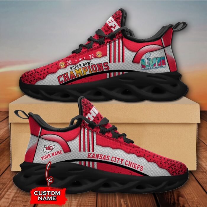 Super Bowl 2023 Kansas City Chiefs Custom Name Max Soul Shoes 01 NFLHTN2835