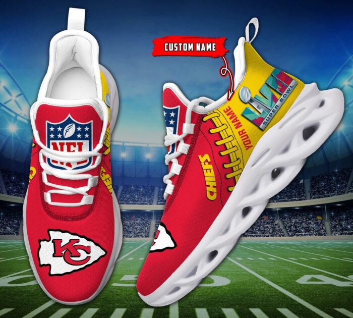 Super Bowl 2023 Kansas City Chiefs Custom Name Max Soul Shoes 02 NFLHTN2834